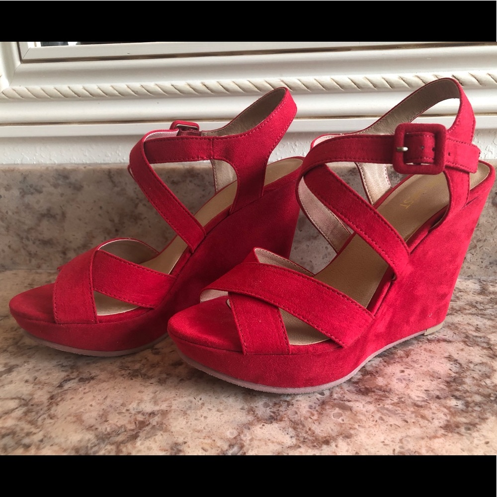 Nine West Mason Suede Wedge